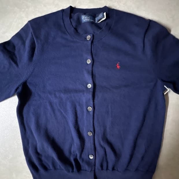 폴로 여성 가디건