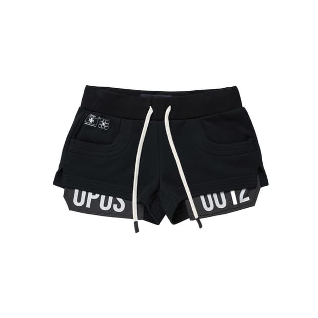 CLASSIC PATCHED MICRO SWEAT PANTS BLACK