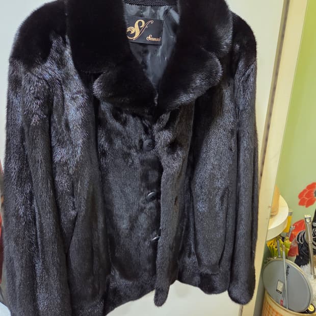 남자 나파 밍크 코트