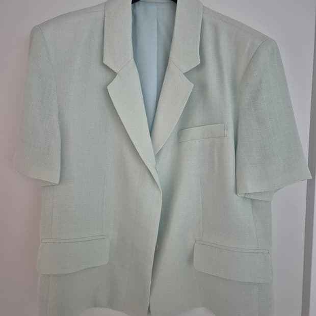 그로브 민트그린 반팔 쟈켓