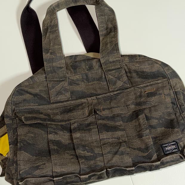 요시다 포터 타이거 카모 토트백 숄더백 보스턴백 (70주년 한정)