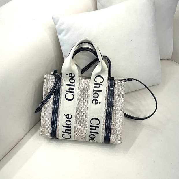 끌로에 우디 스몰 토트백 (정품)
