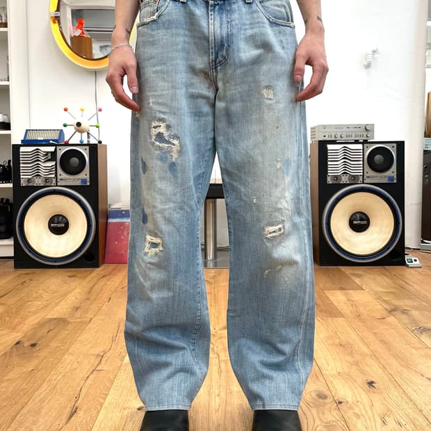 [34] 아르마니 익스체인지 패치워크 데님 팬츠