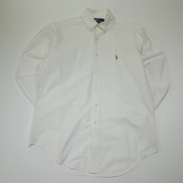 CL476 L 폴로 00s 코튼 옥스포드 멀티포니 화이트 셔츠 남방