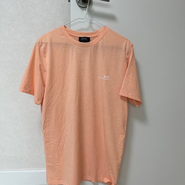 A.P.C. 반팔 티셔츠 코랄 L