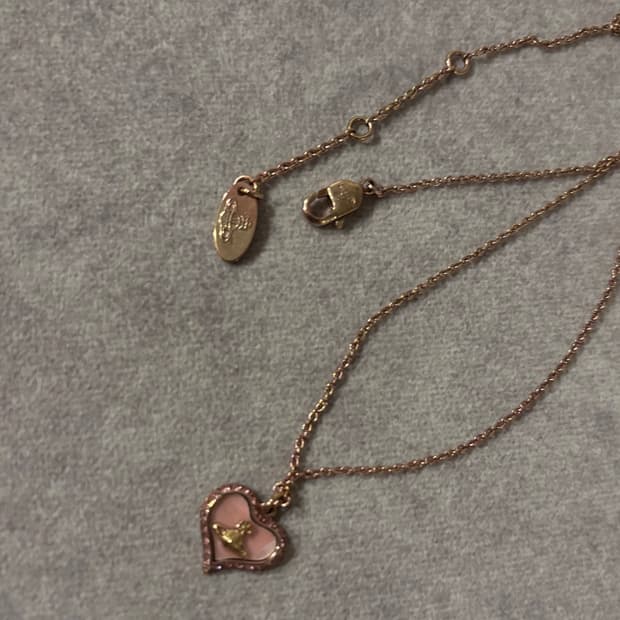 vivienne westwood 비비안웨스트우드 하트 페트라 목걸이
