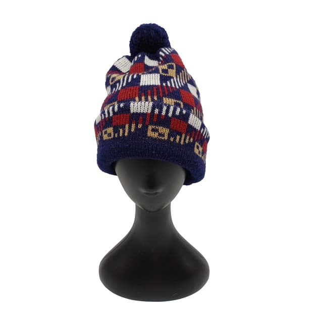 일본 빈티지 니트 비니 방울 모자 [BF10445-162-52]