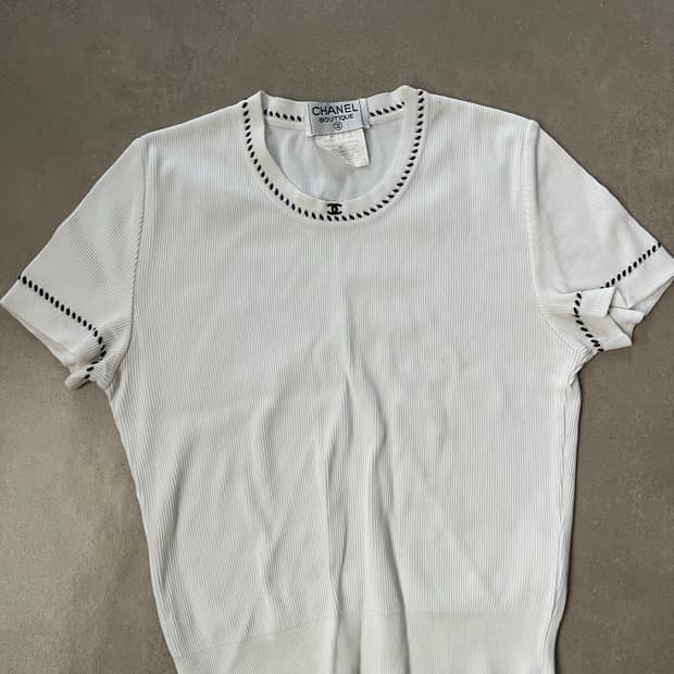 샤넬 정품 반팔티