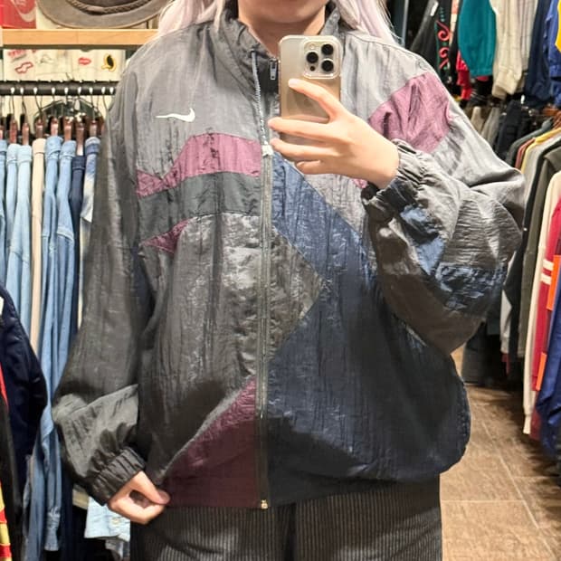 [HI] 나이키 바람막이 차콜