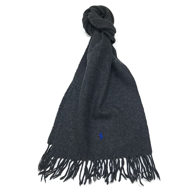 MX567 폴로 00s 이태리판 램스울 블루포니 차콜그레이 머플러