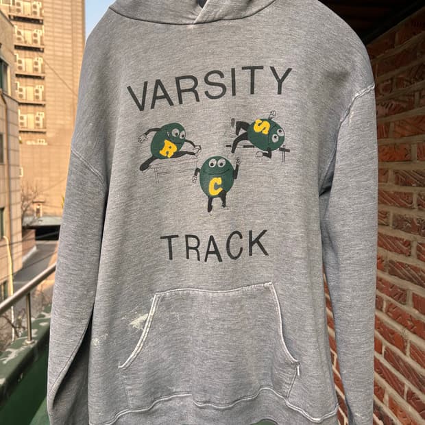 러셀 후드티 usa large