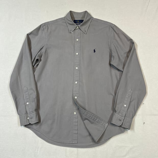M) 폴로 랄프로렌 클래식핏 가먼트다이 셔츠 큐알탭 신형