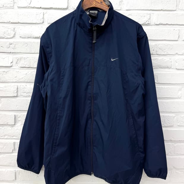 나이키 네이비 팔 탈부착 바람막이