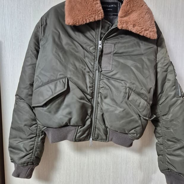 올세인츠 루카 봄버 항공자켓 카라퍼 XS 여성