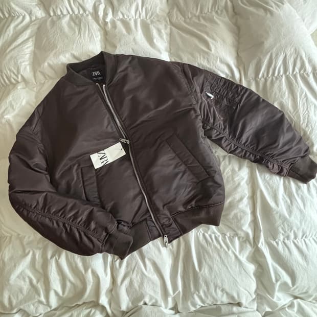 자라 봄버 자켓 항공점퍼