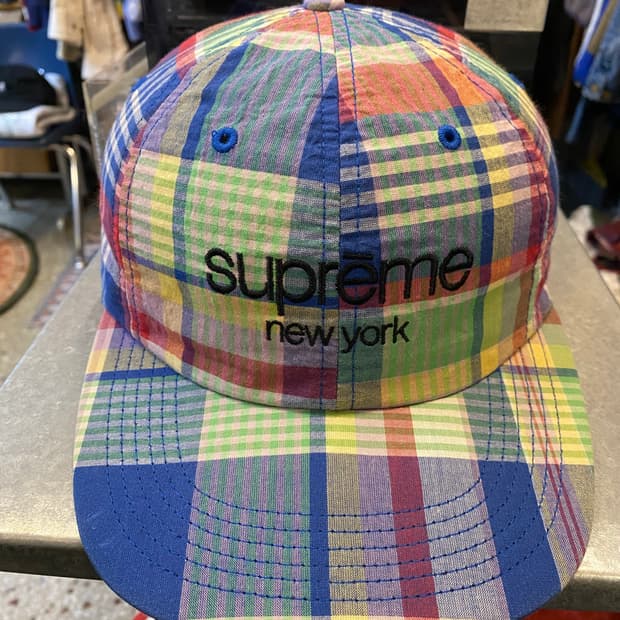 슈프림 Madras Camp Cap