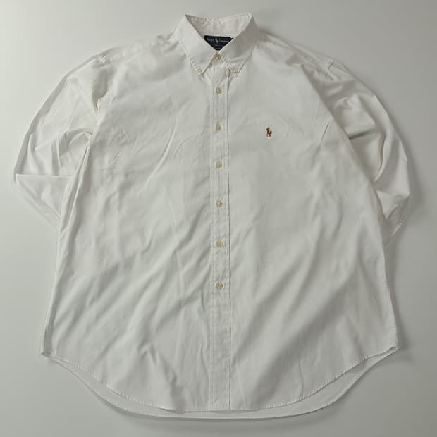 CA451 XL 폴로 야무스 90s 홍콩판 화이트 셔츠 남방