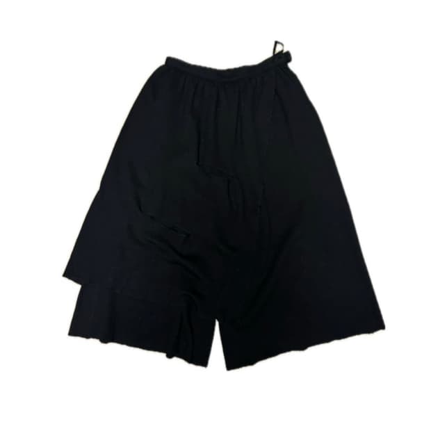 꼼데가르송 트리콧 랩스커트 팬츠