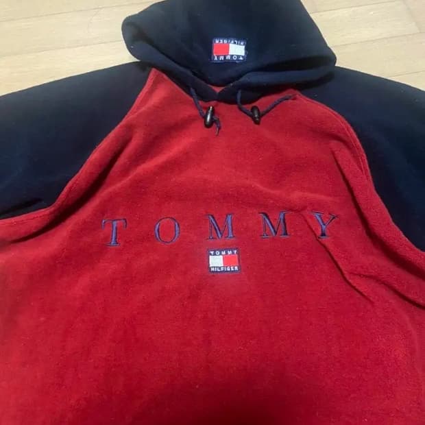 빈티지 키치 타미힐피거 후드티 Y2k 와투케