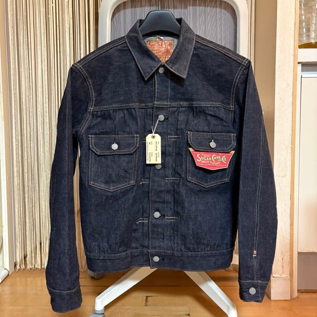 슈가케인 1953 2세대 데님자켓 38사이즈 팝니다.