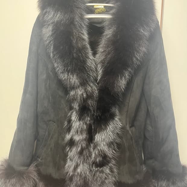 빈티지 진도 JINDO 무스탕 코트 에눌가능