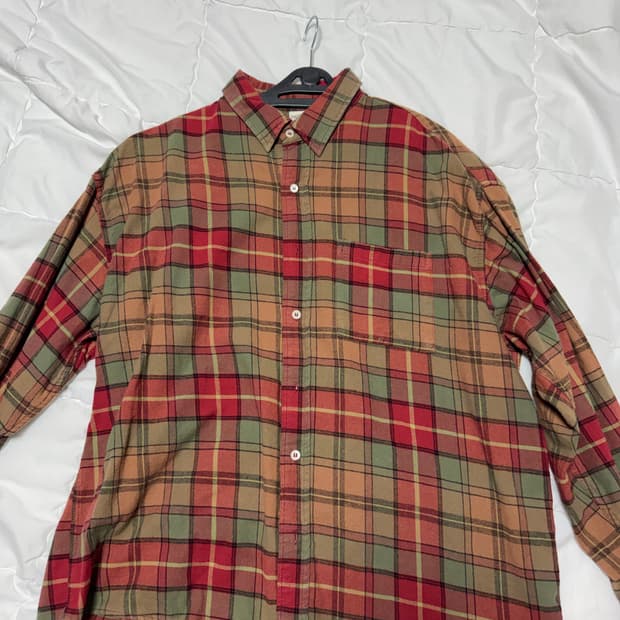 파르티멘토 체크 셔츠 L