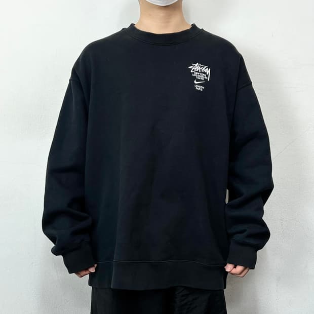 나이키 x 스투시 NRG 월드투어 플리스 크루넥 맨투맨