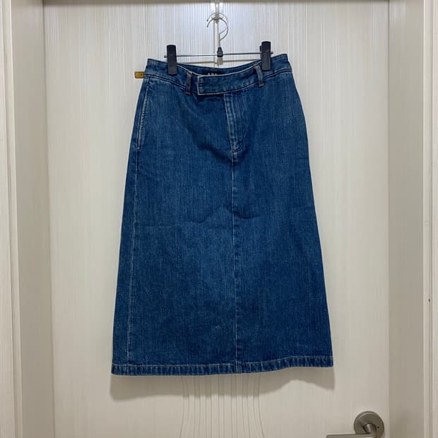 아페쎄(A.P.C) 데님 진청 미디스커트 36
