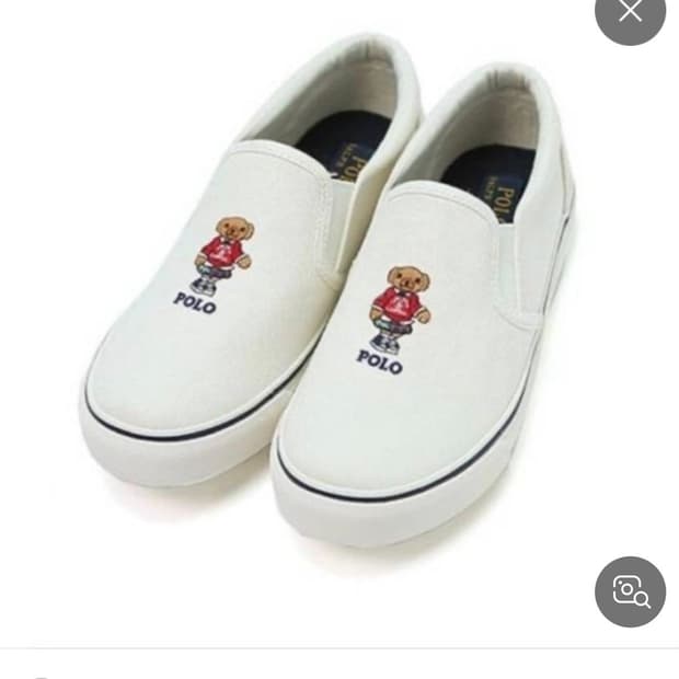 폴로 랄프로렌 슬립온 화이트235사이즈