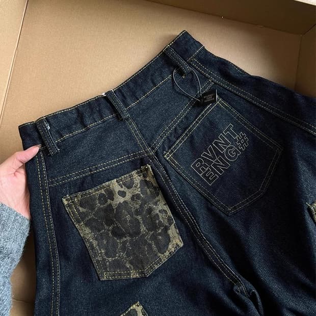  와이드 데님 팬츠 (4size)