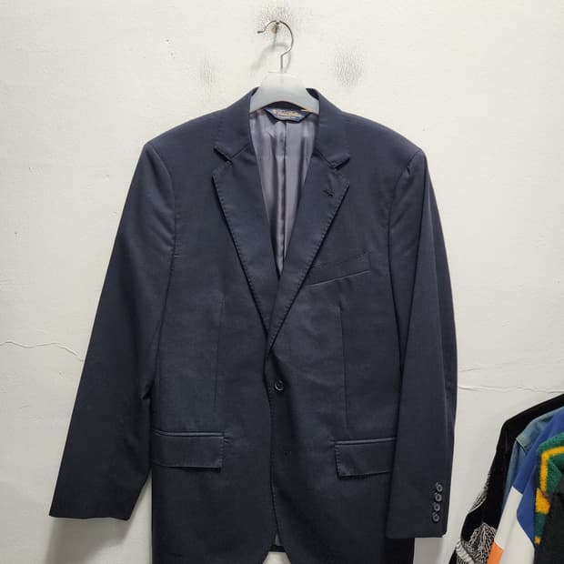 브룩스 브라더스 모직 네이비 블레이저 