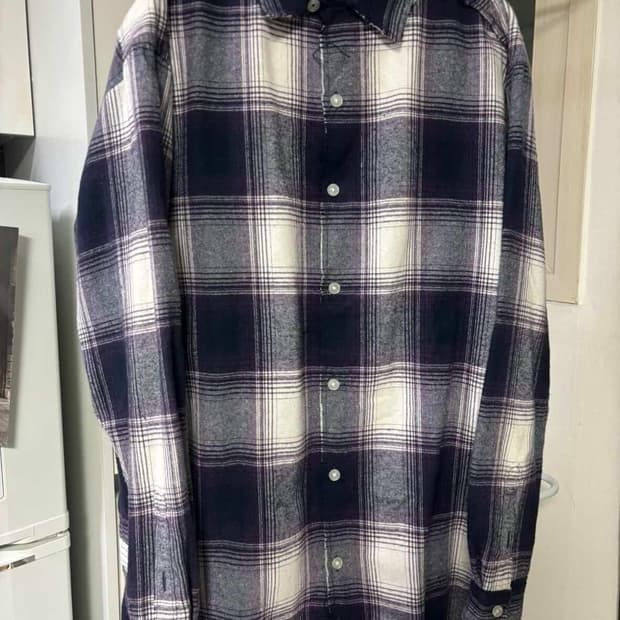 디스이즈네버댓 컷 오프 체크 셔츠