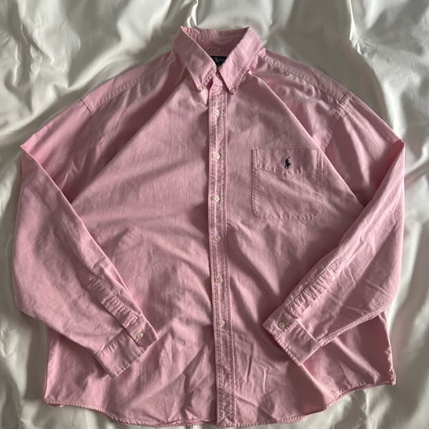 [XL] 폴로 랄프로렌 빅셔츠 핑크