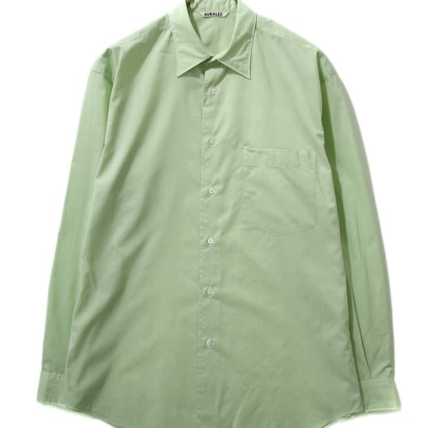19 AURALEE FINX SILK STRIPE SHIRTS 