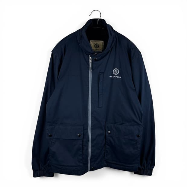100) 빈폴 바람막이 자켓 네이비