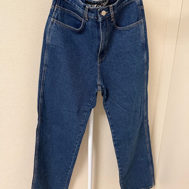 스웨이드 중청 데님 바지 S