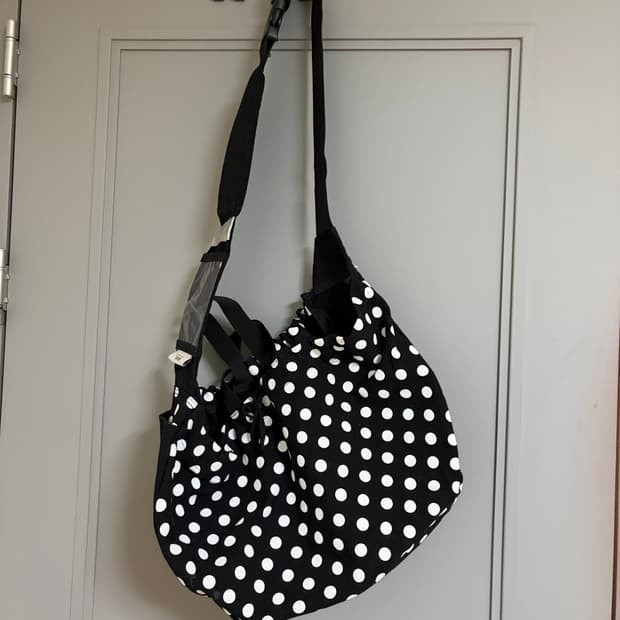 빈티지 모리걸 도트 크로스백