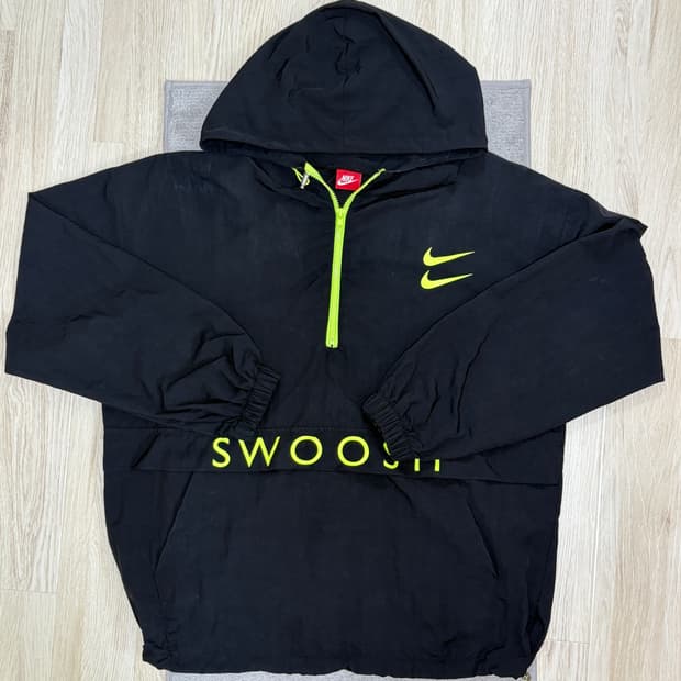 [S급] 다용도❗️❗️ 나이키 더블 스우시 아노락 바람막이 2XL