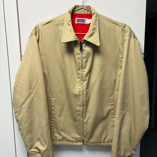 빅맥 베이지 워크웨어 자켓 블루종 M(95-100)