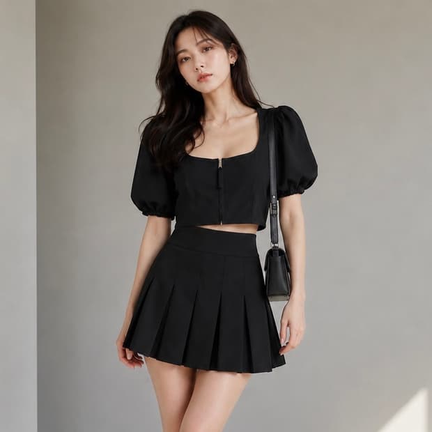 [새상품] 가니 퍼프 짚업