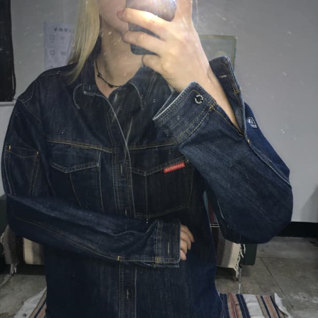 투티/0302 EVEN RIVER 데님 자켓 JPN 빈티지 청자켓