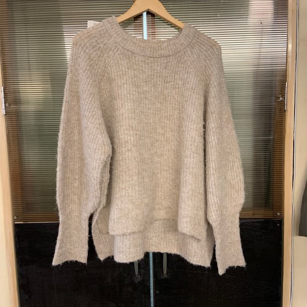 일본 빈티지 베이지 니트