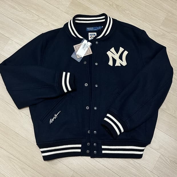폴로 랄프로렌 MLB 양키스 콜라보 바시티 울 XL