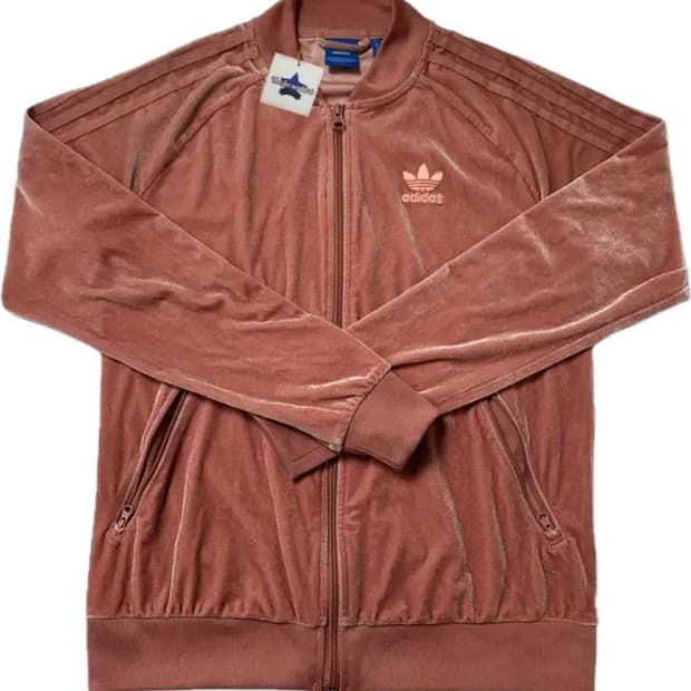 아디다스 인디고 핑크 산딸기 벨벳 트랙탑 져지