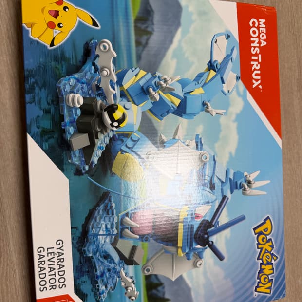 메가블럭 메가 콘스트럭스 포켓몬스터 포켓몬 갸라도스 피규어 레고버전 9인