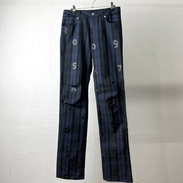 소우소우 르꼬끄 블랙워치 타탄체크 팬츠