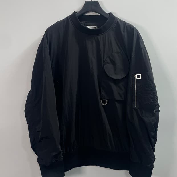 우영미 빅로고 나일론 바람막이 맨투맨 (on.715)   