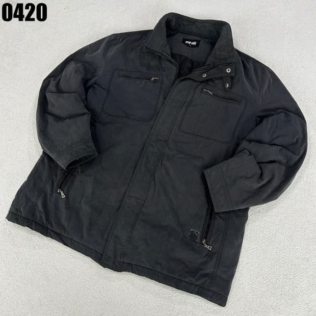 PING 남성 블랙 야상 점퍼 XL