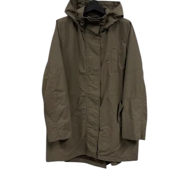M) 콤 사이져 COMME CA ISM 카키색 후드 야상 자켓 O241