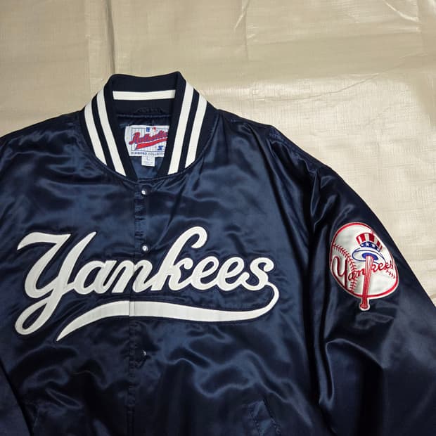스타터 뉴욕 양키스 바시티 자켓 L